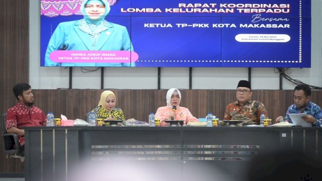 Indira Pimpin Rakor Kesiapan Lomba Kelurahan Terpadu