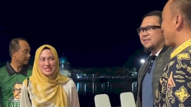 Indah Putri Indriani Dampingi Ahmad Doli di Makassar