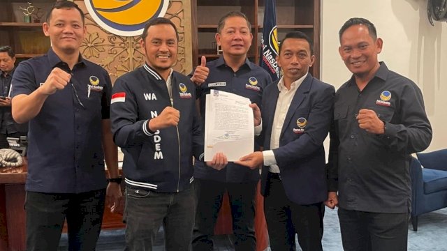 Resmi Nasdem Rekomendasikan  Syahar dan Nurkana’ah di Pilkada Sidrap