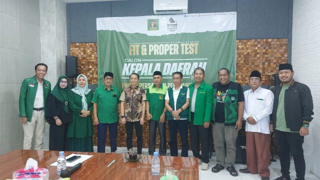 Bakal Calon Bupati Bulukumba JMS Ikuti Fit and Proper Test di DPW PPP Sulsel