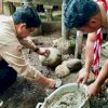 Edy Manaf Letakkan Batu Pertama Pembangunan Tugu Pramuka