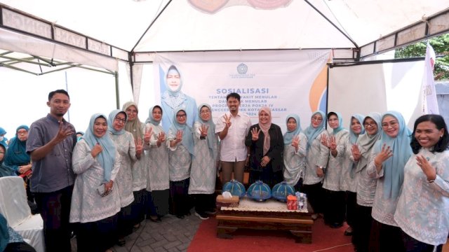 TP PKK Kota Makassar Gelar Sosialisasi Penyakit Menular dan Tidak Menular di Lorong PKK