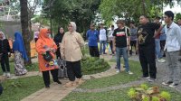 Indira Yusuf Ismail Bersama Wali Kota Makassar Tinjau Lokasi Lomba Kelurahan Terpadu di Manggala