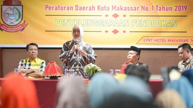 Wahab Tahir Sosialisasikan Perda Pendidikan di Makassar