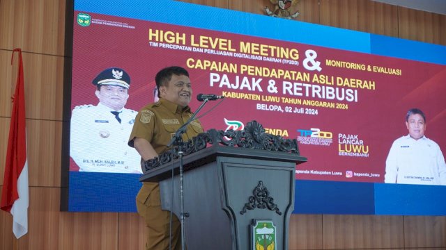 Rakor TP2DD, Pj. Bupati Luwu Minta Optimalkan Semua Potensi Sumber PAD