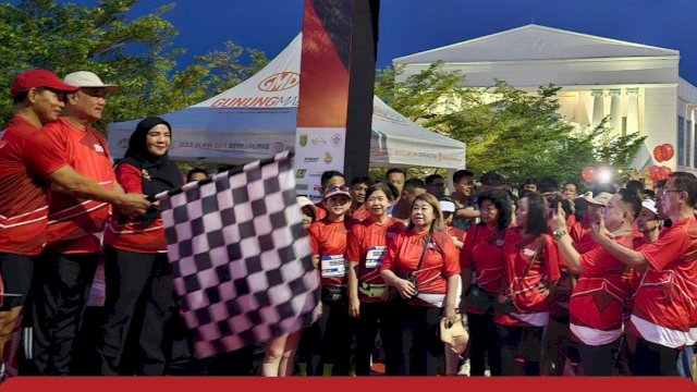 Ketua Umum PSMTI Wilanto Tanta Lepas 2.500 Peserta Run 2024 di Lampung