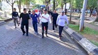 Antusiasme Pegawai Pemprov Sulsel dalam Senam Pagi Bersama Pj Gubernur Prof Zudan
