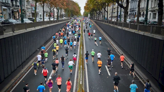 Event maraton tahunan di Jakarta.