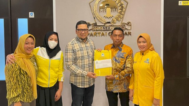 Golkar Resmi Usung Syaharuddin Alrif dan Nur Kanaah di Pilkada Sidrap 2024