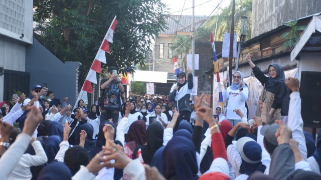 Rezki Mulfiati Lutfi Terus Galang Dukungan Melalui Senam Sehati di Maricaya