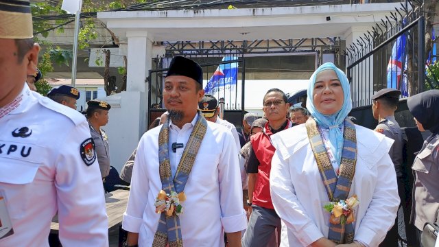 Ketua Golkar dan PAN Sulsel Tak Ikut Daftarkan  Andi Sudirman-Fatmawati di KPU Sulsel