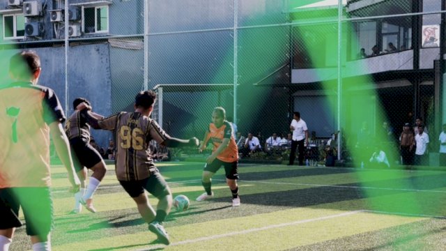 Wali Kota Makassar Danny Pomanto Borong Empat Gol dalam Turnamen Adhyaksa Cup 2024