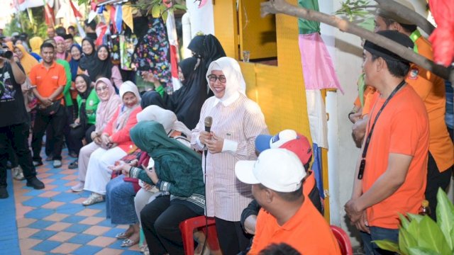 Ketua TP PKK Kota Makassar Ajak Warga Lorong Wisata Jinghae Tingkatkan Kualitas Lingkungan dan Ekonomi