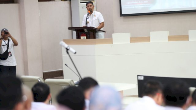 Pjs Wali Kota Makassar, Andi Arwin Azis, Buka Penyuluhan Hukum Anti Korupsi
