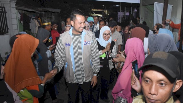 Ribuan Warga Biringkanayya Sambut Kehadiran Andi Seto dan Rezki