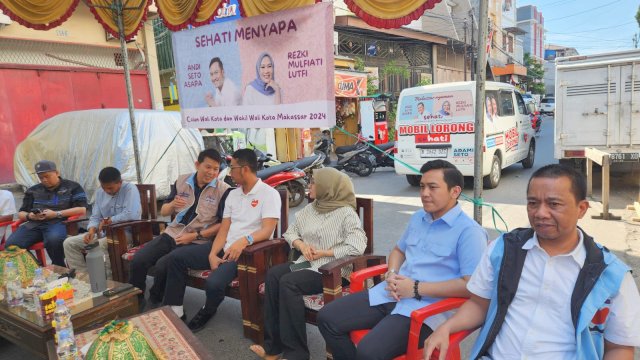 Dihadapan Ratusan Warga Ujung Pandang, Eric Horas:  SEHATI Menang Seragam Sekolah Gratis