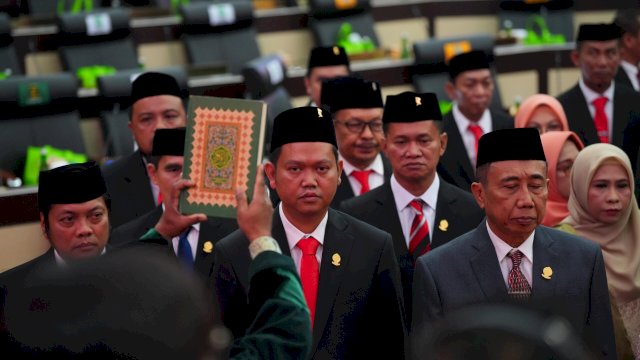 Pelantikan Anggota DPRD Sulsel: Prof Zudan Ajak Legislator Kolaborasi Bangun Susel