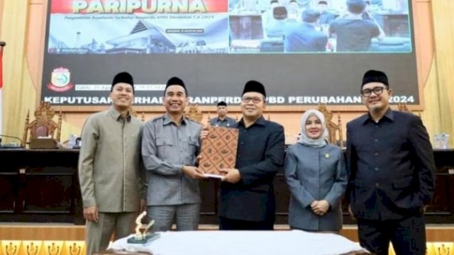 DPRD Makassar dan Pemkot Resmi Sepakati APBD-P Tahun 2024 Senilai Rp 5,39 Triliun