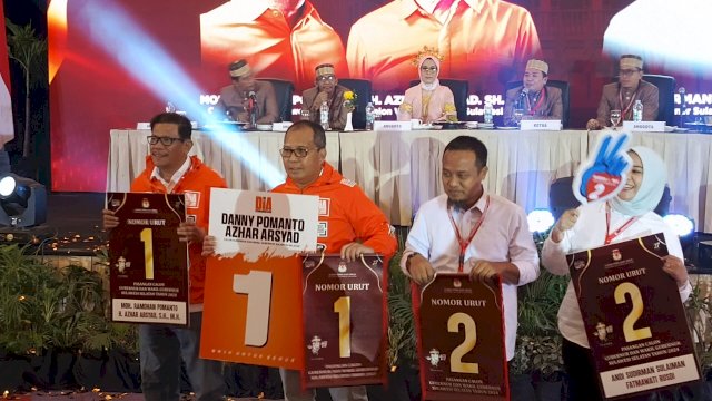 Usai Dapat Nomor Urut 1, Danny Pomanto: “Ini Tanda Dari Allah, Kami Akan Kampanye dengan Cerdas”