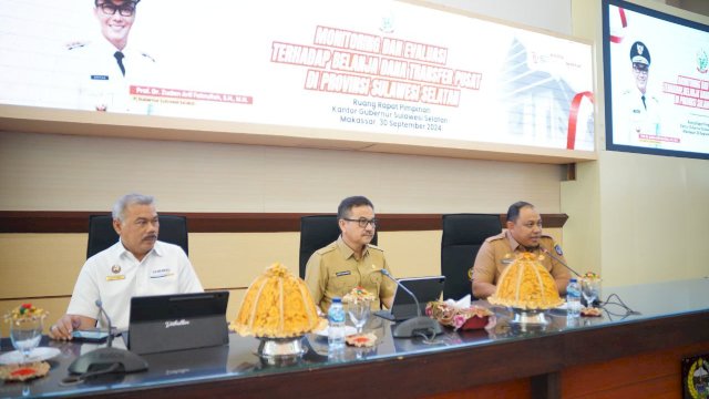 Sekretaris Provinsi, Jufri Rahman memimpin Rapat Koordinasi 