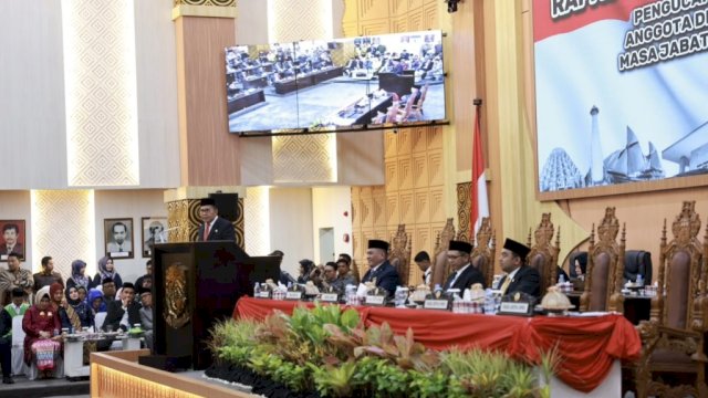 Hadiri Pelantikan 50 Anggota DPRD Makassar, DP  Tekankan Sinergi dan Kepentingan Publik