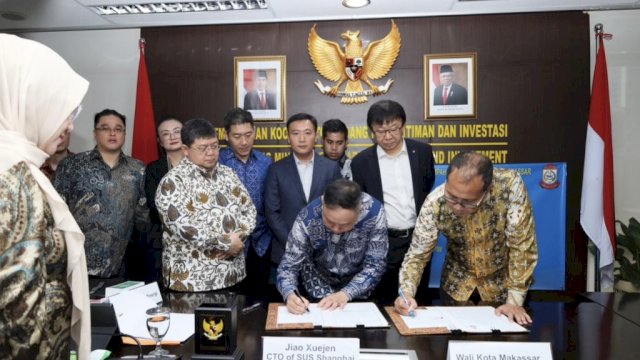 Danny Pomanto Resmi Teken Perjanjian Kerja Sama PSEL Kota Makassar, Groundbreaking Akhir Tahun