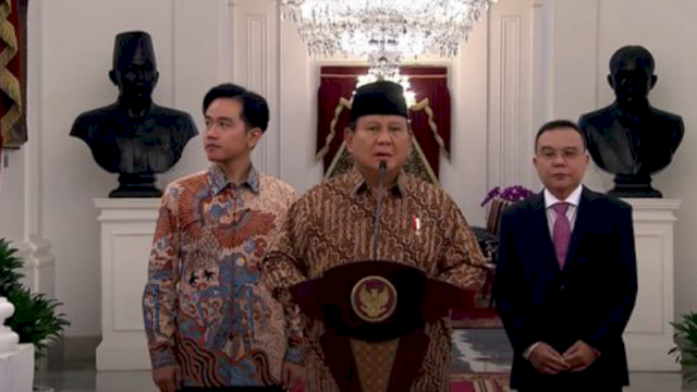 Prabowo Umumkan Struktur Kabinet Merah Putih, Teddy Indra Wijaya Sekretaris Kabinet