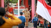 Pjs Wali Kota Makassar Arwin Azis Ingatkan Pentingnya Kesiapsiagaan Petugas Damkar di Musim Kemarau