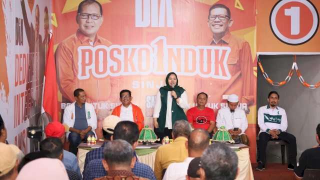 Azhar Arsyad Resmikan Posko Induk Pemenangan DIA di Sinjai: Fokus Menyatukan Dukungan Koalisi