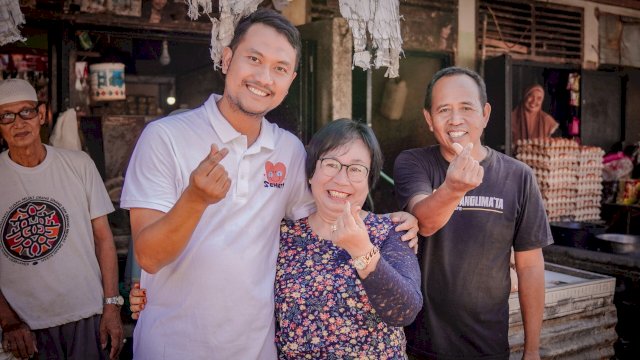 Andi Seto Kunjungi Pasar Parangtambung, Serap Aspirasi Pedagang Soal Infrastruktur dan Retribusi