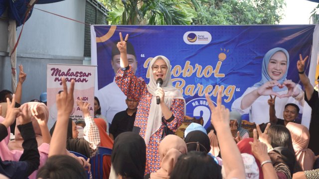 Rezki Lutfi Gencarkan Kampanye, Didampingi 4 Legislator NasDem di Tamalanrea-Biringkanaya