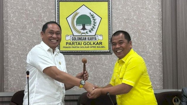 Lukman B Kady Ditunjuk Sebagai Ketua Fraksi Golkar DPRD Sulsel Periode 2024-2029