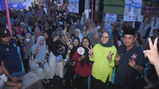 Rezki Mulfiati Lutfi Gaungkan Program “Makassar Nyaman” dalam Safari Politik di Panakkukang