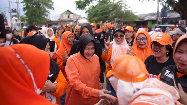 Warga Daya Mantap Kawal Kemenangan Indira-Ilham di Pilwalkot Makassar 2024