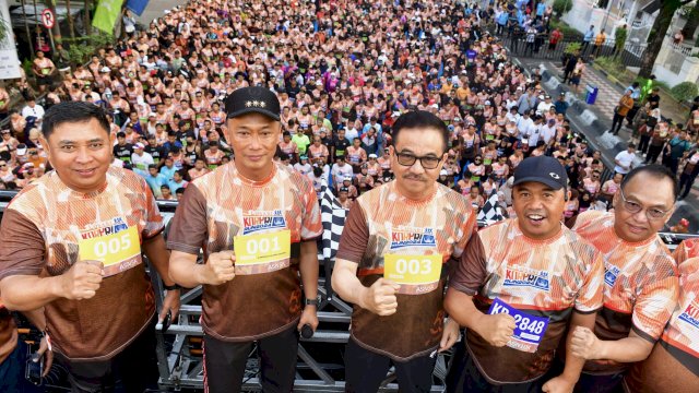 Lepas 6.400 Peserta Korpri Run, Prof Zudan Ajak Jaga Kerukunan di Sulsel