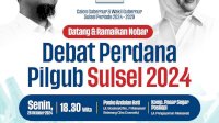Tim Andalan Hati Ajak Masyarakat Nobar Debat Perdana Pilgub Sulsel di Dua Lokasi Utama