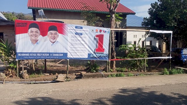 Perusakan Baliho Pasangan IAKAN di Bantaeng, Tim 02 Mendesak Tindakan KPU dan Bawaslu dalam 24 Jam
