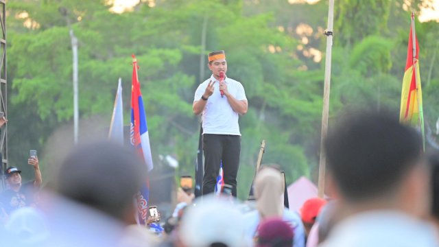 Kehadiran Kaesang di Sidrap Disambut Antusias, Inspirasi Generasi Muda Dukung Andalan Hati