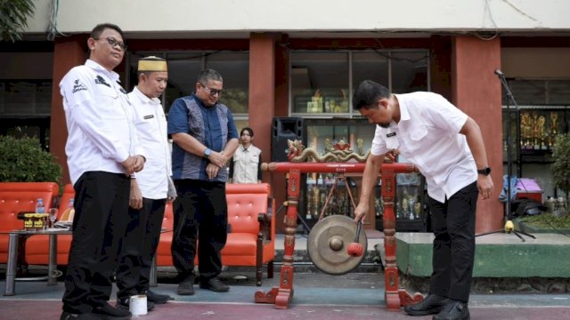Pjs Wali Kota Makassar Resmi Membuka Lomba Tata Upacara dan Baris-Berbaris Antar SMA se-Kota Makassar