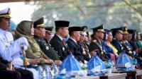 Pjs Wali Kota Makassar Arwin Azis Hadiri Upacara HUT TNI ke-79 di Karebosi
