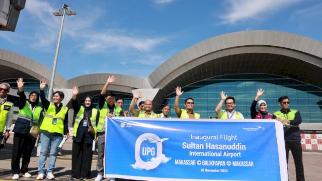 Pj Sekda Makassar Apresiasi Peresmian Rute Baru Garuda Indonesia Makassar-Balikpapan