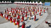 Kemeriahan HUT ke-417 Kota Makassar: Penampilan Drum Corps dan Tari Butta Kalabbirangku