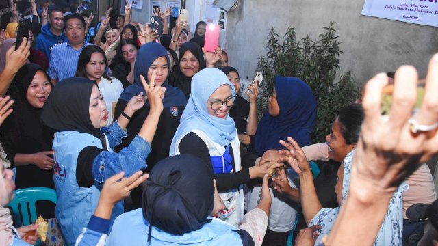 Rezki Ajak Warga Makassar Jaga Kedamaian Jelang Pilkada 27 November