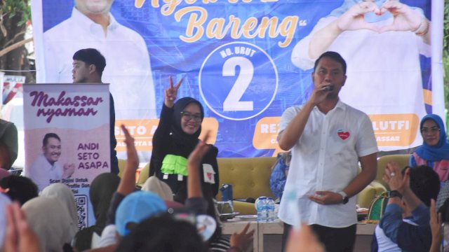 Seto-Rezki Semakin Menguatkan Dukungan Warga Makassar Jelang Pilwalkot