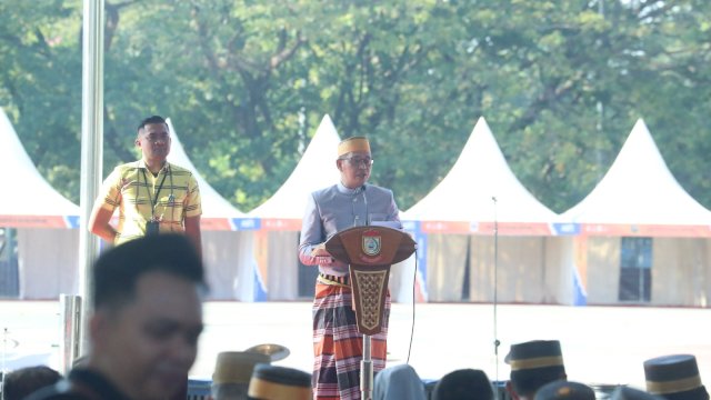 Ketua DPRD Makassar Bacakan Sejarah di Peringatan Hari Jadi Kota Makassar ke-417