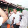 Pasangan Andi Seto – Rezki Lutfi Kunjungi Lokasi Kebakaran Asrama Kodam di Makassar
