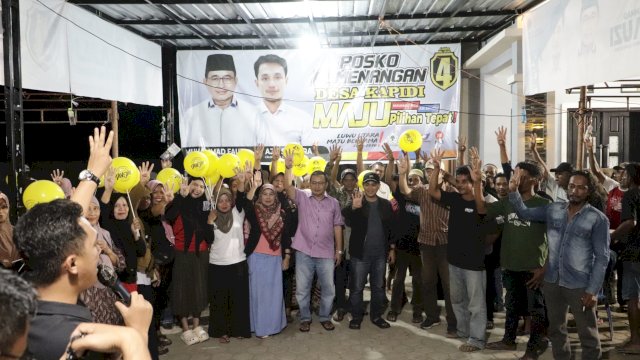 Pasangan MAJU Hadirkan Keceriaan di Sisa Masa Kampanye Pilkada Luwu Utara