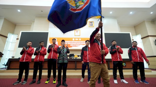 Pj Gubernur Sulsel Lepas Kontingen Popnas: Harapkan Atlet Jaga Nama Baik Provinsi