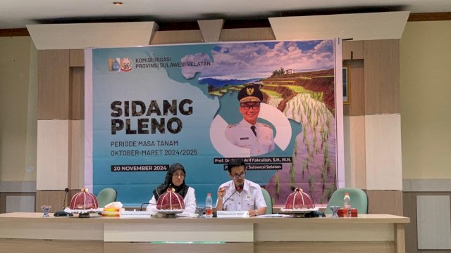Komisi Irigasi Sulsel Tetapkan Jadwal Tanam untuk Wujudkan Swasembada Pangan