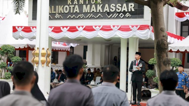 Pj Wali Kota Makassar Pimpin Upacara Hari Pahlawan